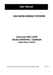 Voltacon Conversol MAX 11KW User Manual
