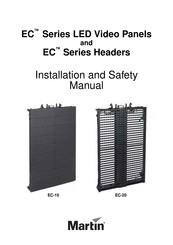 Martin EC Series LED Video Panel Installation And Safety Manual