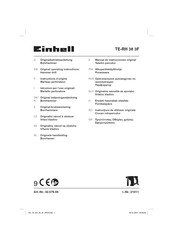 EINHELL TE-RH 38 3F Original Operating Instructions