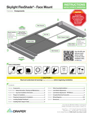 Draper Skylight FlexShade Instructions Installation & Operation