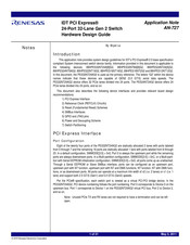 Renesas 89HPES32NT24ABG2 Hardware Design Manual