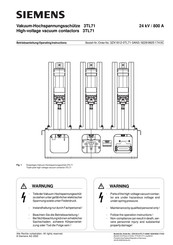 Siemens 3TL71 Operating Instructions Manual