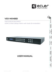 Ecler VEO-MXH88D User Manual