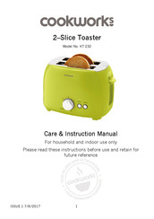 Cookworks KT-232 Care & Instruction Manual