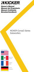 Kicker 50CWCD84 Owner's Manual