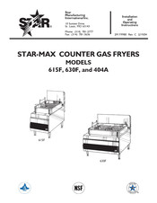Star Manufacturing International 615F Installation And Operating Instructions Manual