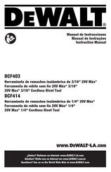 DeWalt DCF403 Instruction Manual