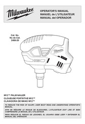 Milwaukee M12 2458-20 Operator's Manual