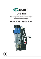 Unitec MAB 825 Operating Instructions Manual