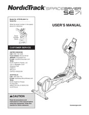 Icon Health & Fitness NordicTrack SpaceSaver SE7i User Manual