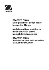 OHAUS STARTER 3100M Instruction Manual