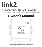 Wavtech link2 Owner's Manual