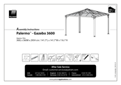 Palram Gazebo 3600 Assembly Instructions Manual