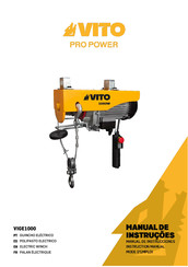 VITO PRO POWER VIGE 1000 Instruction Manual