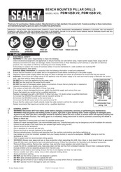 Sealey PDM125B.V2 Instructions