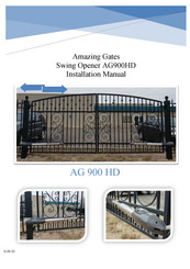 Amazing Gates AG900HD Installation Manual