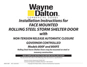 Wayne-Dalton 800F Installation Instructions Manual