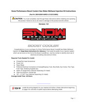Snow Performance Boost Cooler 20010-BRD Instructions Manual