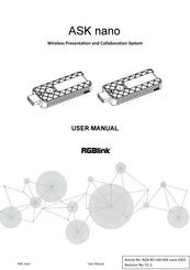 RGBlink GB-RD-UM-ASK nano E003 User Manual