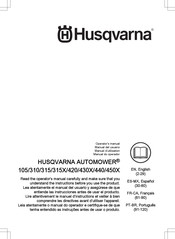 Husqvarna AUTOMOWER 315 Operator's Manual