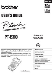 Brother P-touch PT-E300M User Manual