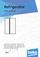 Beko ASGN542S User Manual