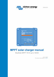 Victron energy BlueSolar MPPT 75/15 Manual