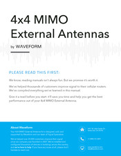 WaveForm 4x4 MIMO Quick Start Manual