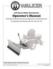 Walker A43 Operator's Manual