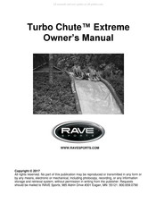 Rave Sports Turbo Chute Extreme Owner's Manual
