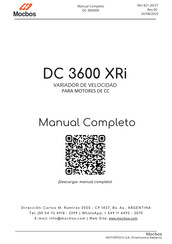 Mocbos DC 3600 XRi Manual