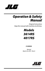 JLG 3614RS Operation & Safety Manual