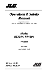 JLG RT3394 Operation & Safety Manual