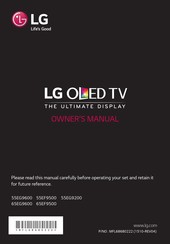 LG 65EG9600.AUS Owner's Manual