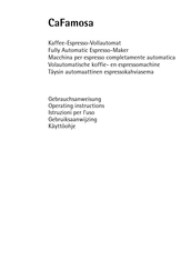 AEG CAFAMOSACF90 Operating Instructions Manual