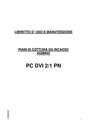 Domino PC DVI 2/1 PN Use And Maintenance Manual