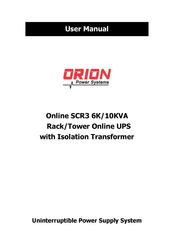 Orion Power Systems SCR3 6000RT User Manual
