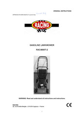 Racing RAC4000T-2 Original Instructions Manual