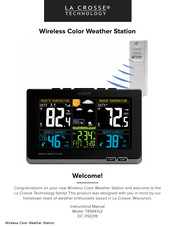 La Crosse Technology T85647v2 Instructional Manual