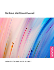 Lenovo S15 Gen 3 Hardware Maintenance Manual