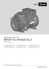 Danfoss BOCK UL-HGX12 CO2 T Manuals | ManualsLib