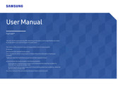 Samsung F32TU87 Series User Manual
