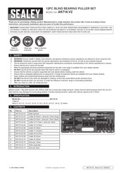 Sealey AK716.V2 Quick Start Manual