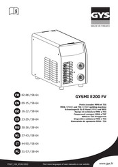 GYS Gysmi E200 FV Manual