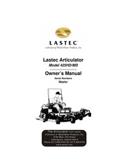 Lastec 425HD Owner's Manual