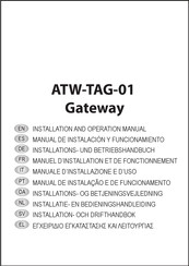 Hitachi ATW-TAG-01 Installation And Operation Manual