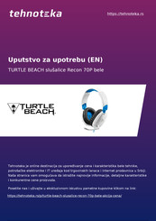 Turtle Beach EAR FORCE RECON 70 Quick Start Manual