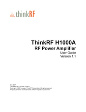 ThinkRF H1000A User Manual