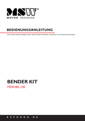 MSW Motor Technics MSW-BK-100 User Manual
