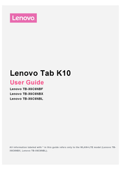 Lenovo TB-X6C6NBX User Manual